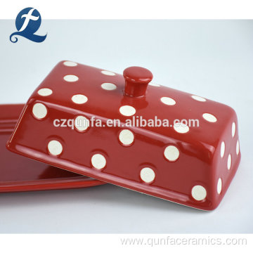 Wholesale Ceramic Porcelain Butter dishes with lid